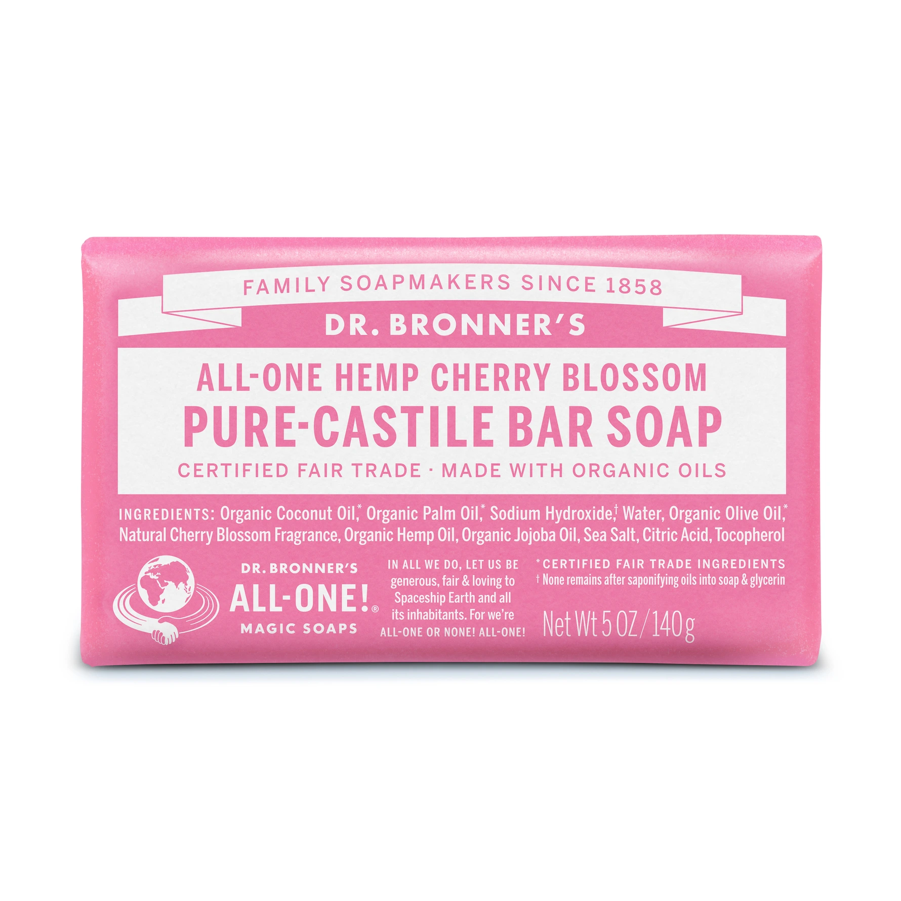 Dr. Bronner's Bar Soap Hemp Cherry Blossom