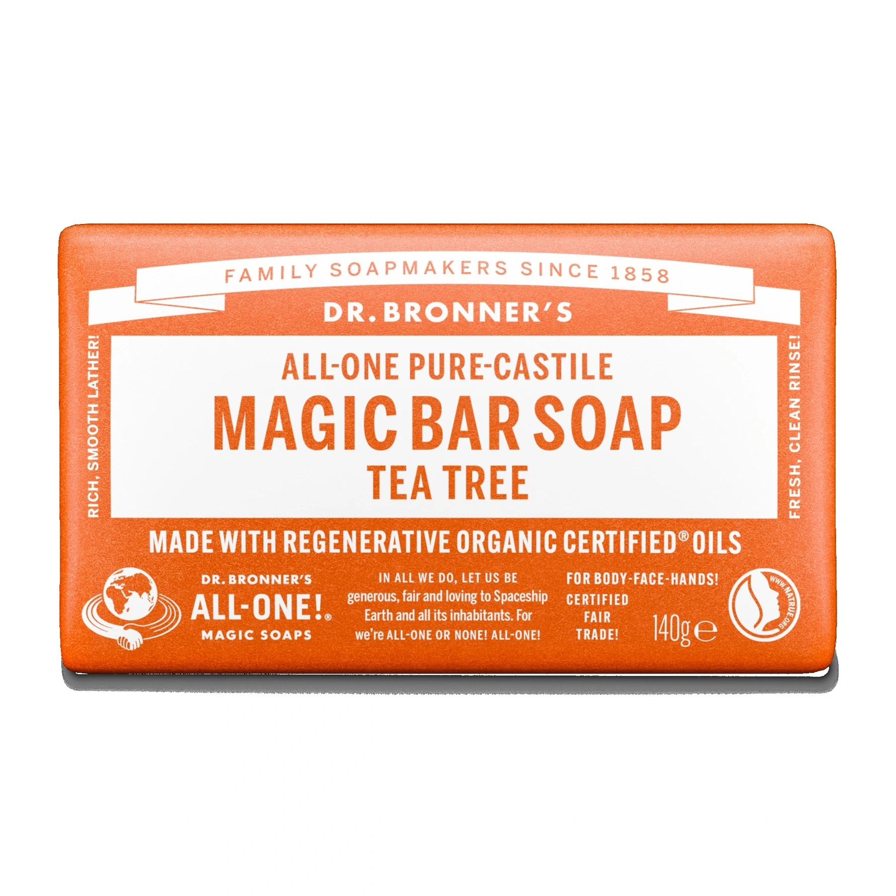 Dr. Bronner's Bar Soap Tea Tree