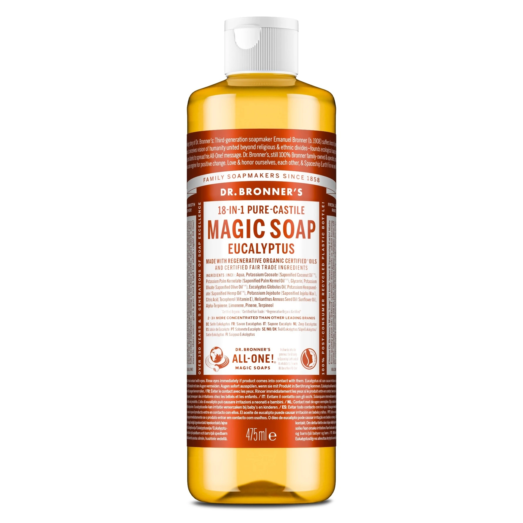 Dr. Bronner's Eucalyptus Liquid Soap 473 ml