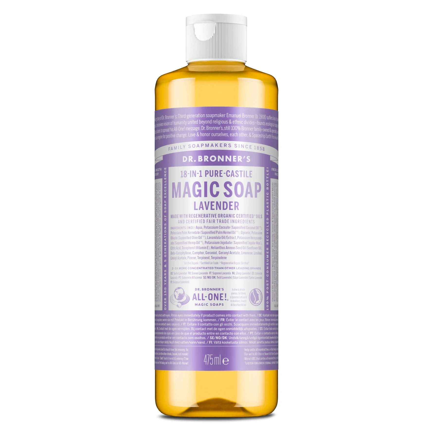 Dr. Bronner's Lavender Liquid Soap 473 ml