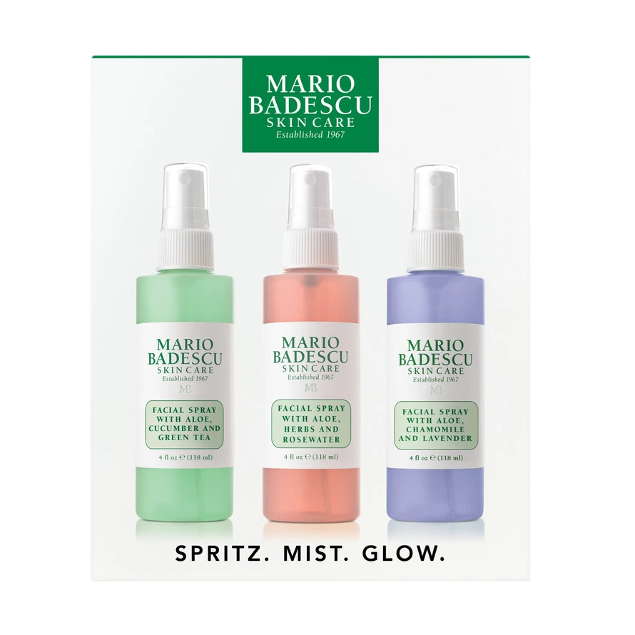 Mario Badescu Spritz. Mist. Glow Kit 3 x 118 ml