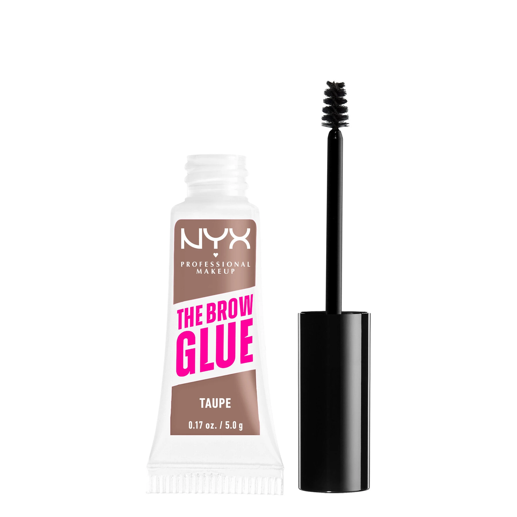 NYX PROFESSIONAL MAKEUP The Brow Glue 05 Black Lamination Gel 02 Taupe