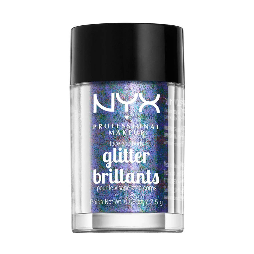 NYX PROFESSIONAL MAKEUP Face & Body Glitter Brillants 11 Violet
