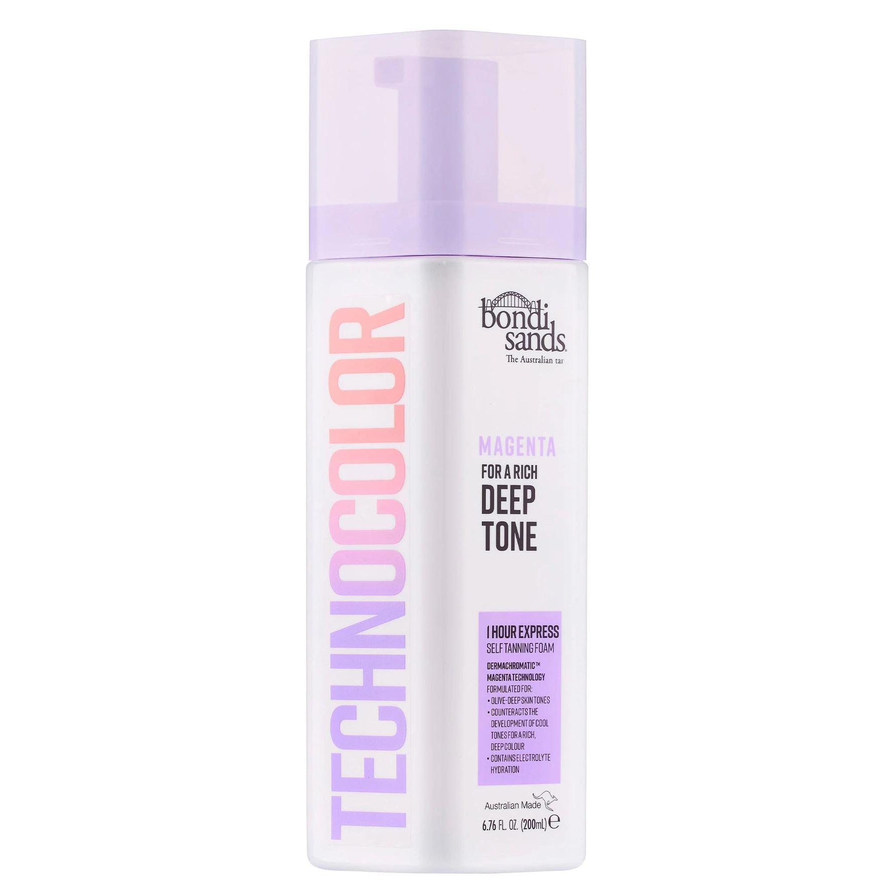 Bondi Sands Technocolor 1 Hour Express Self Tanning Foam Magenta