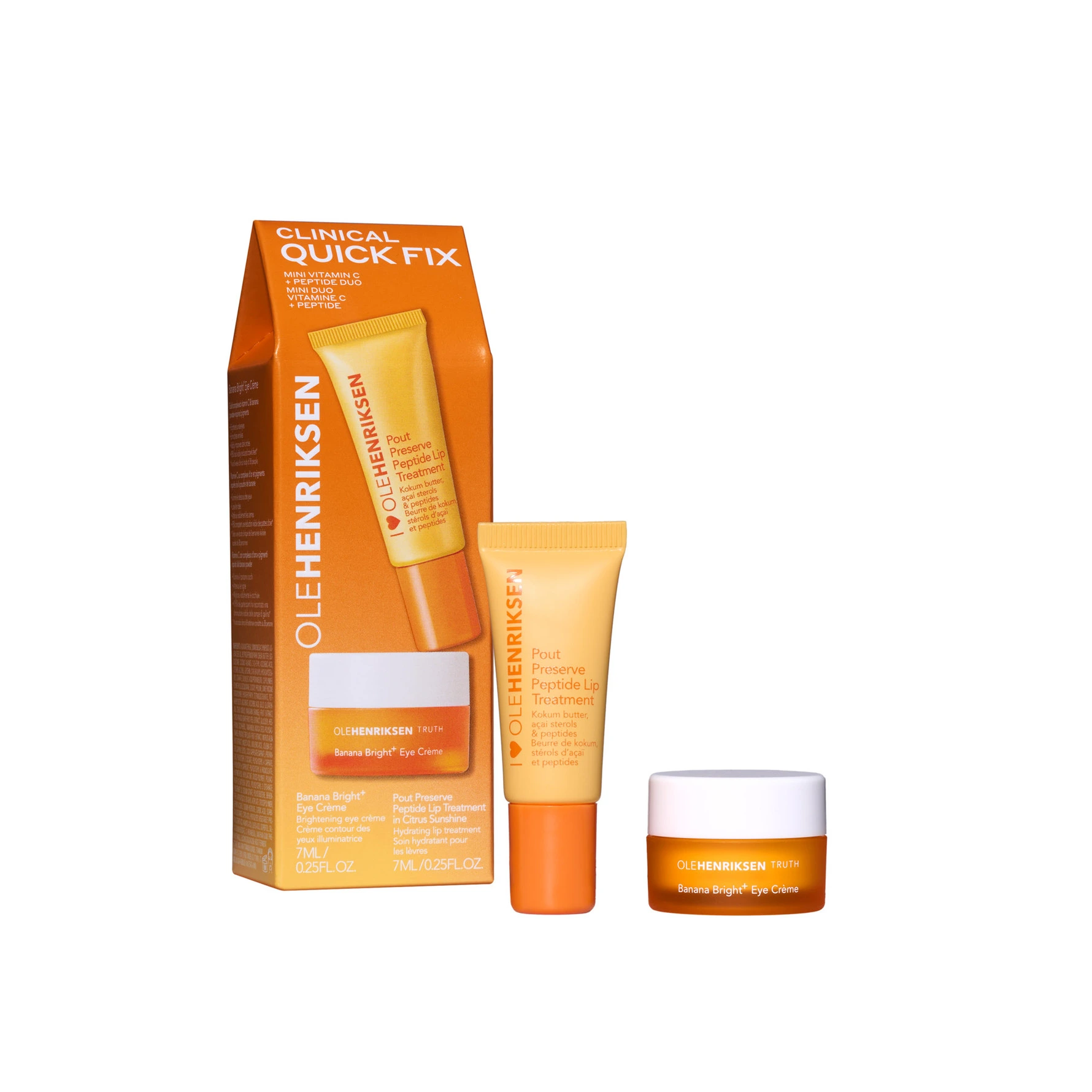 Ole Henriksen Sets Clinical Quick Fix Mini Vitamin C + Peptide Duo