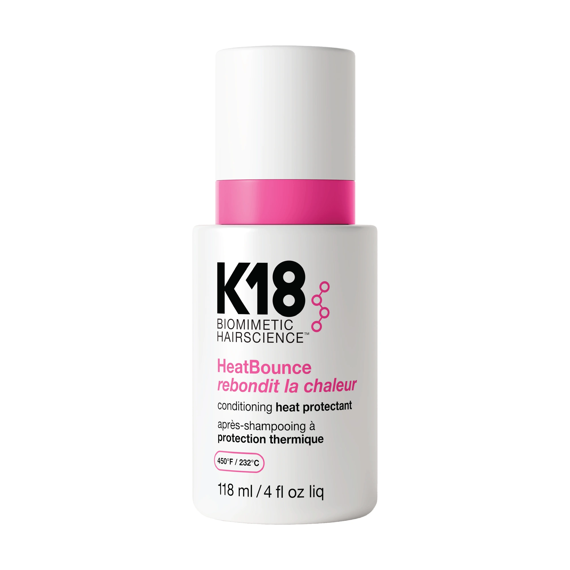 K18 HeatBounce Conditioning Heat Protectant, 118 ml