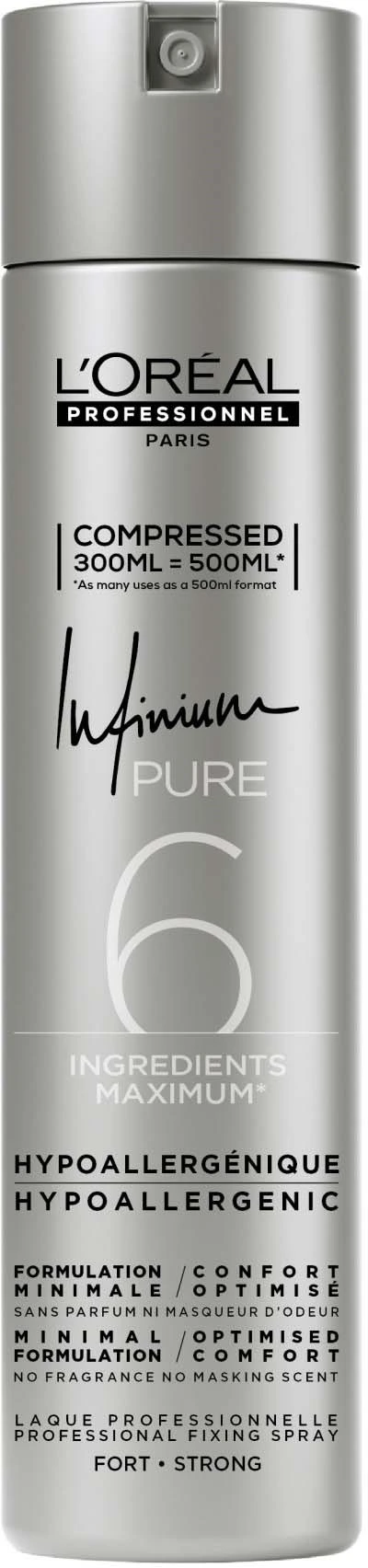 L'Oréal Professionnel Infinium Pure Strong Hairspray 300 ml