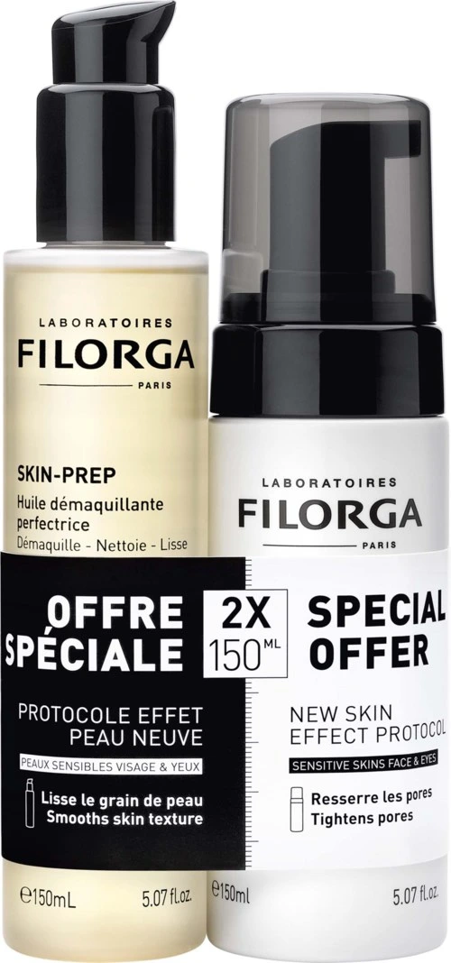 FILORGA Skin-Prep Duo Cleansing Oil & Cleansing Foam
