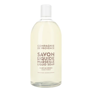 Compagnie de Provence Liquid Marseille Soap Refill Cedar Forest - 1000 ml.
