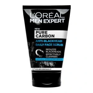L'Oréal Men Expert Pure Charcoal Anti-Blackhead Face Scrub - 100 ml.