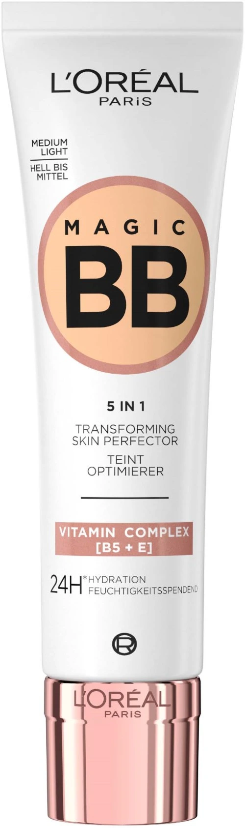 Loreal Paris Magic BB Cream, Transforming Skin Perfector 3 Medium Light