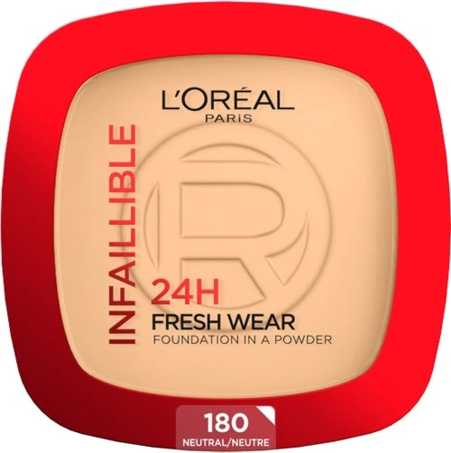 Loreal Paris Infaillible 24H Fresh Wear Foundation in a Powder 180 Neutral Undertone