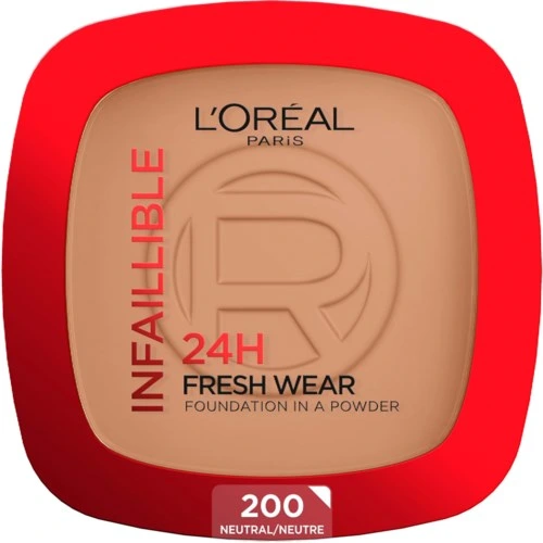 Loreal Paris Infaillible 24H Fresh Wear Foundation in a Powder 200 Neutral Undertone