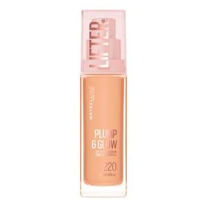 Maybelline Lifter Plump & Glow Foundation - 220 - 30 ml.