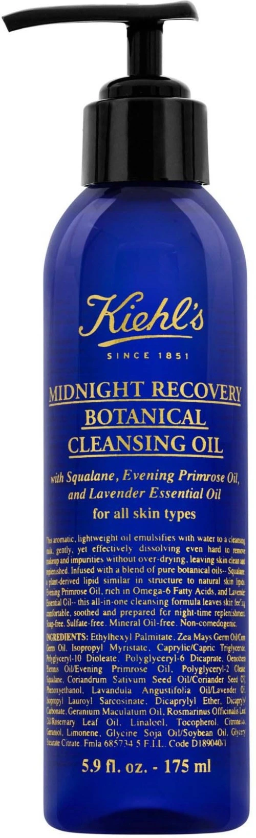 Kiehl's Midnight Recovery Botanical Cleansing Oil 175 ml
