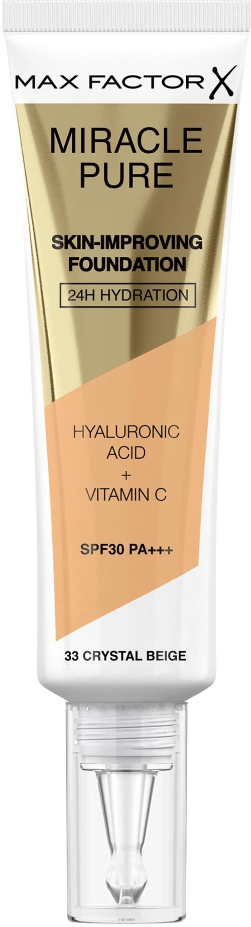 Max Factor Miracle Pure Skin Improving Foundation 33 Crystal Beige