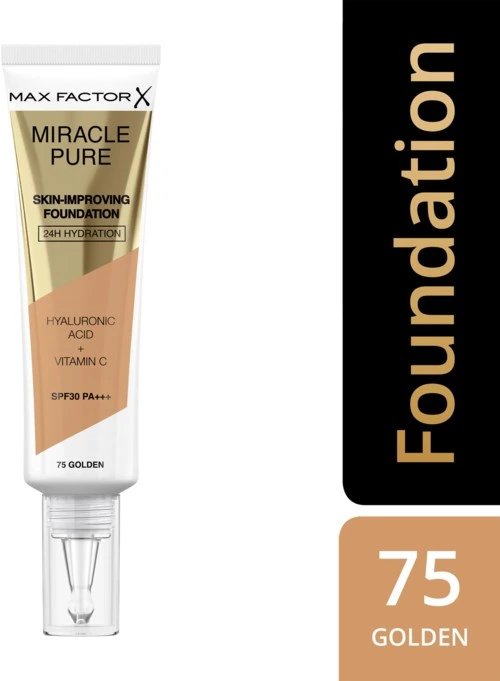 Max Factor Miracle Pure Skin Improving Foundation 75 Golden