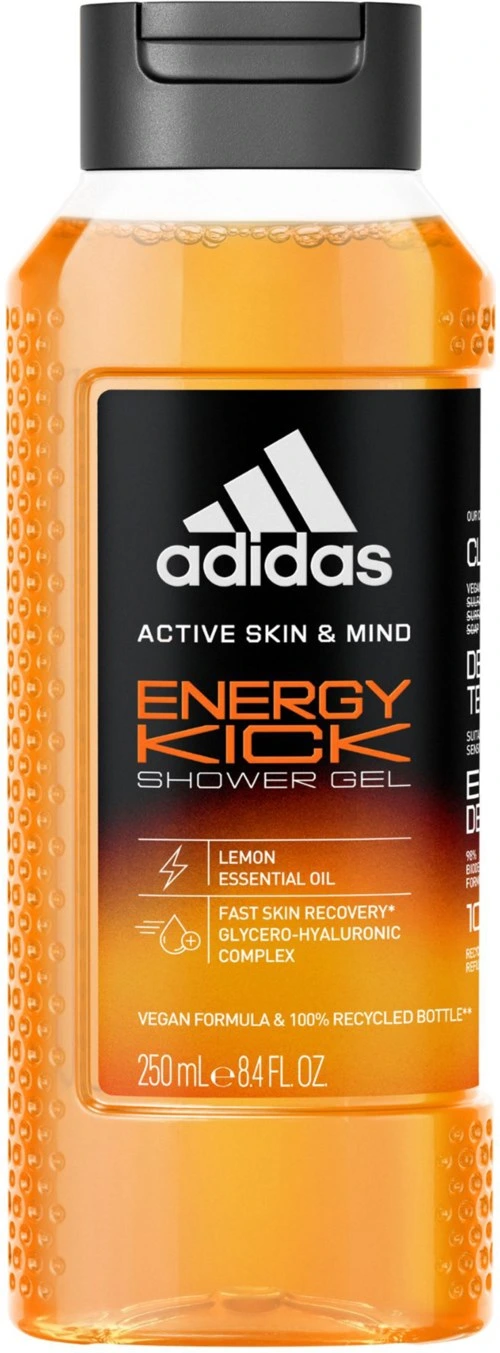 Adidas Power Booster Energy Kick Shower Gel For Men 250 ml