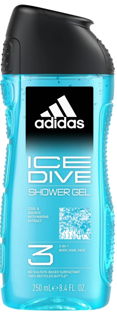 Adidas Ice Dive Shower Gel For Men 250 ml