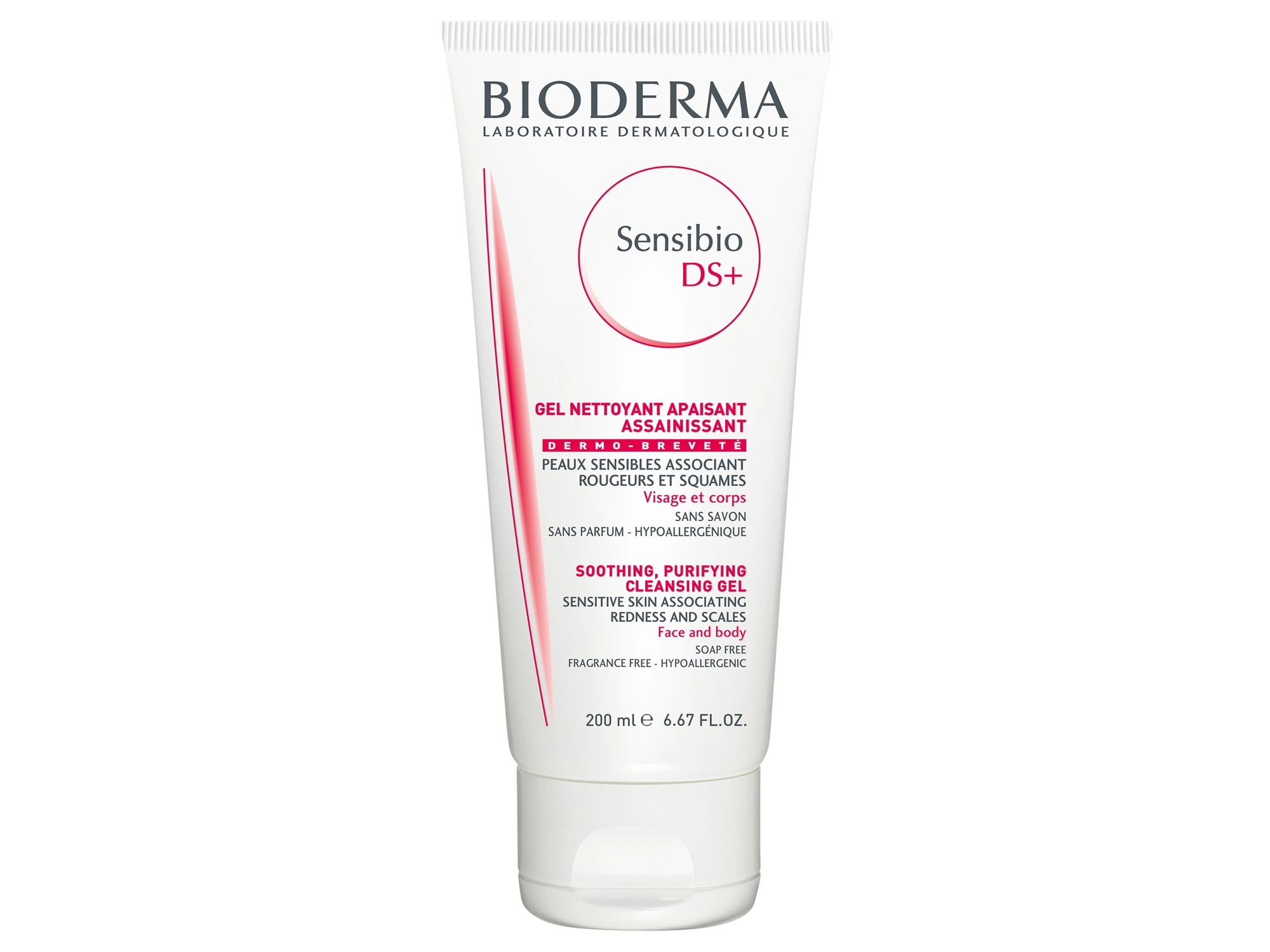 Bioderma Sensibio DS+ Gel Moussant Cleansing Gel, 200 ml
