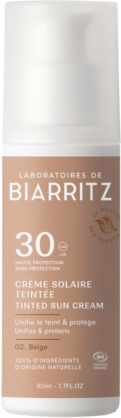 Laboratoires de Biarritz DERMO Suncare Tinted Face Sunscreen SPF30 Beige 50 ml