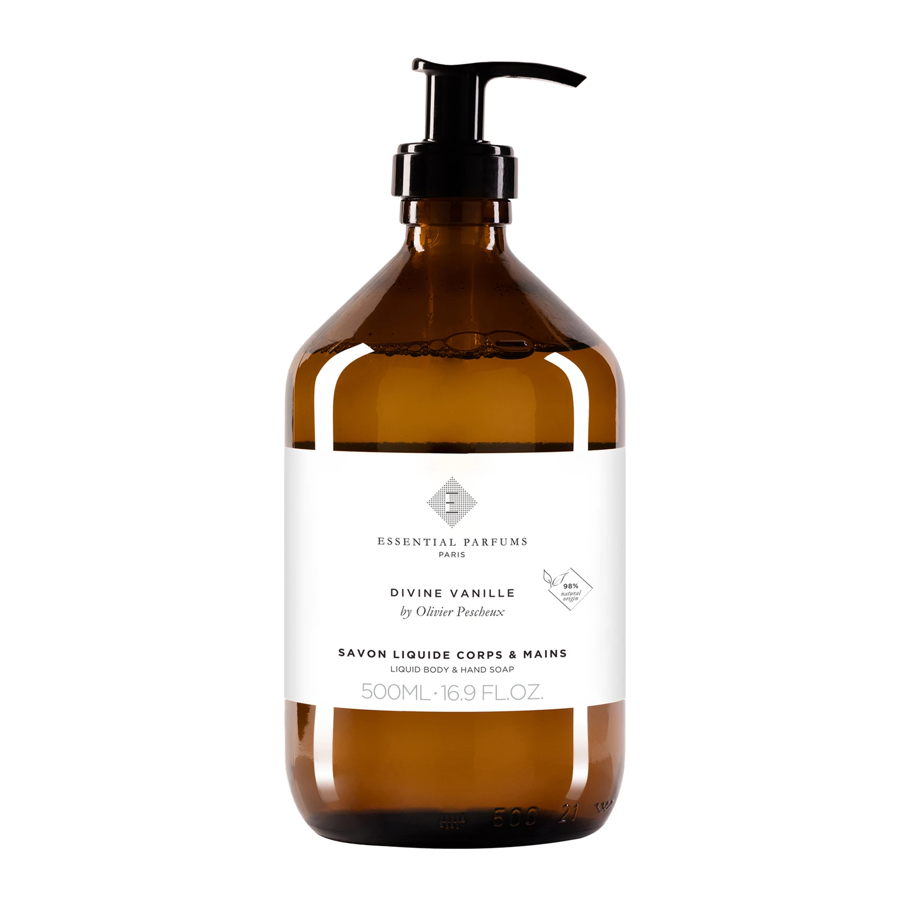 Essential Parfums Divine Vanille By Olivier Pescheux Hand And Body Soap 500 ml