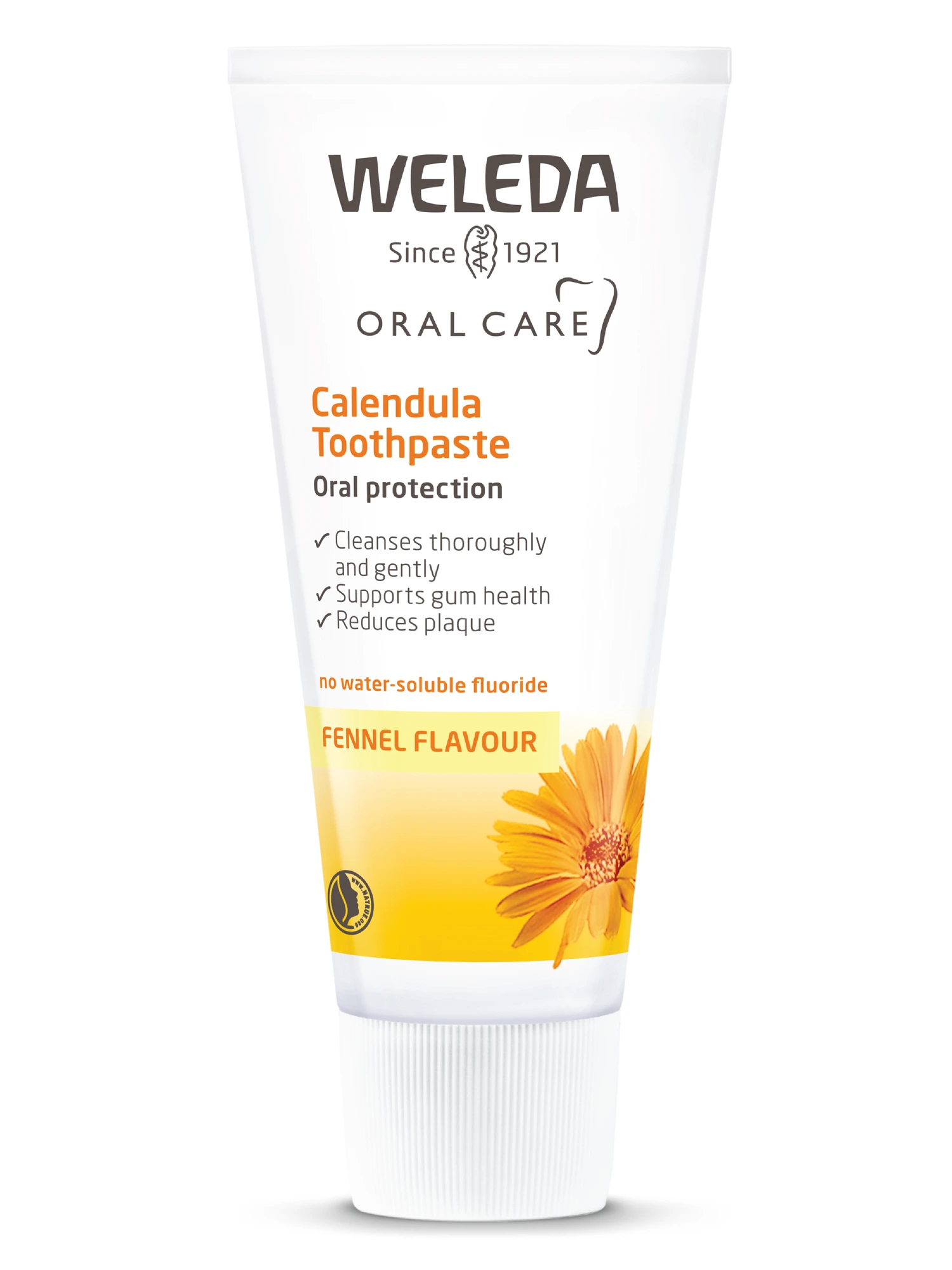 Weleda Calendula Tannkrem u/mentol - 75 ml