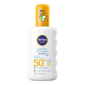 Nivea Sun Sensitive Protect Soothing Spray SPF 50+ - 200 ml.