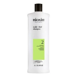 Nioxin System 2 Shampoo for Thinning Hair - 1000 ml.