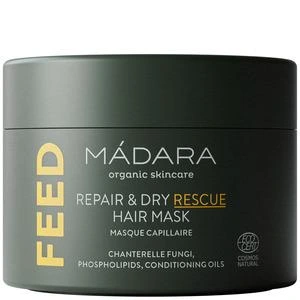 Mádara Feed Repair & Dry Rescue Hair Mask – 180 ml.