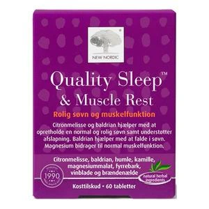 New Nordic Quality Sleep & Muscle Rest – 60 tabletter | Søvn & muskler