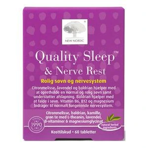 Quality Sleep & Nerve Rest 60 tabletter – Naturlig Støtte for Søvn & Ro