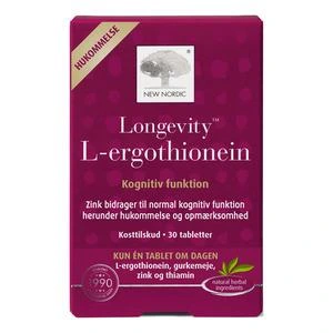 New Nordic longevity l-ergothionein 30 tabletter