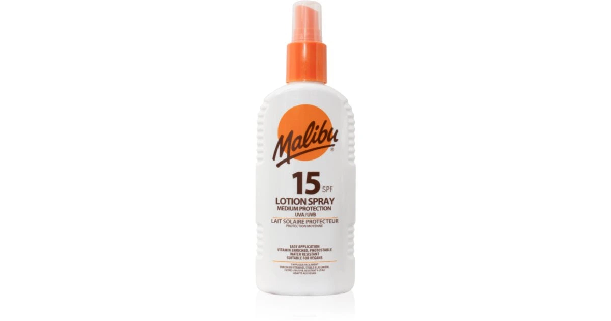Malibu Spray Lotion SPF15 - Solspray - 200ml