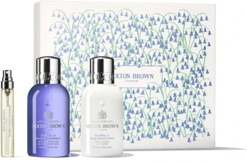 Molton Brown Bluebell & Wild Strawberry Travel Gift Set