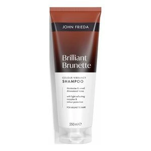 John Frieda Brilliant Brunette Colour Protecting Shampoo - 250 ml.
