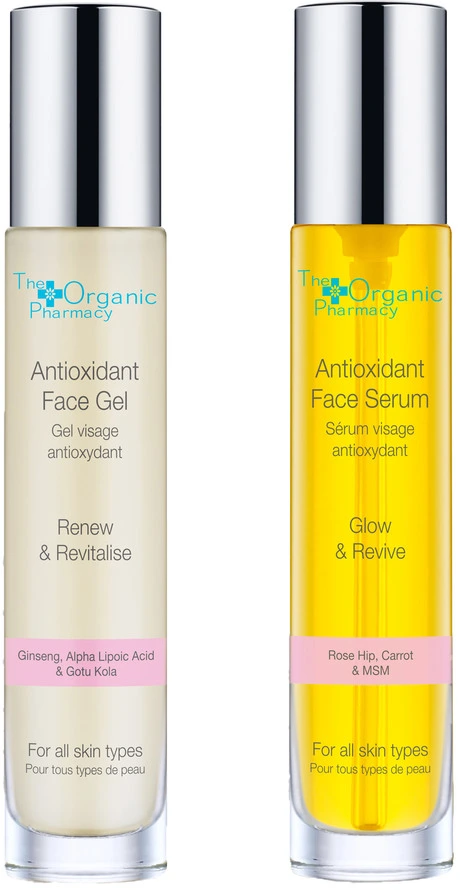 The Organic Pharmacy Antioxidant Face Serum + Antioxidant Face Gel 2 x 35 ml