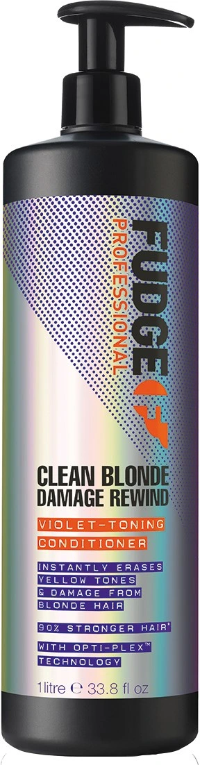 Fudge Clean Blonde Damage Rewind Violet-Toning Conditioner 1000 ml