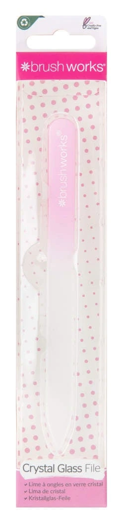 Brushworks Crystal Glass Nail File, 1 stk.