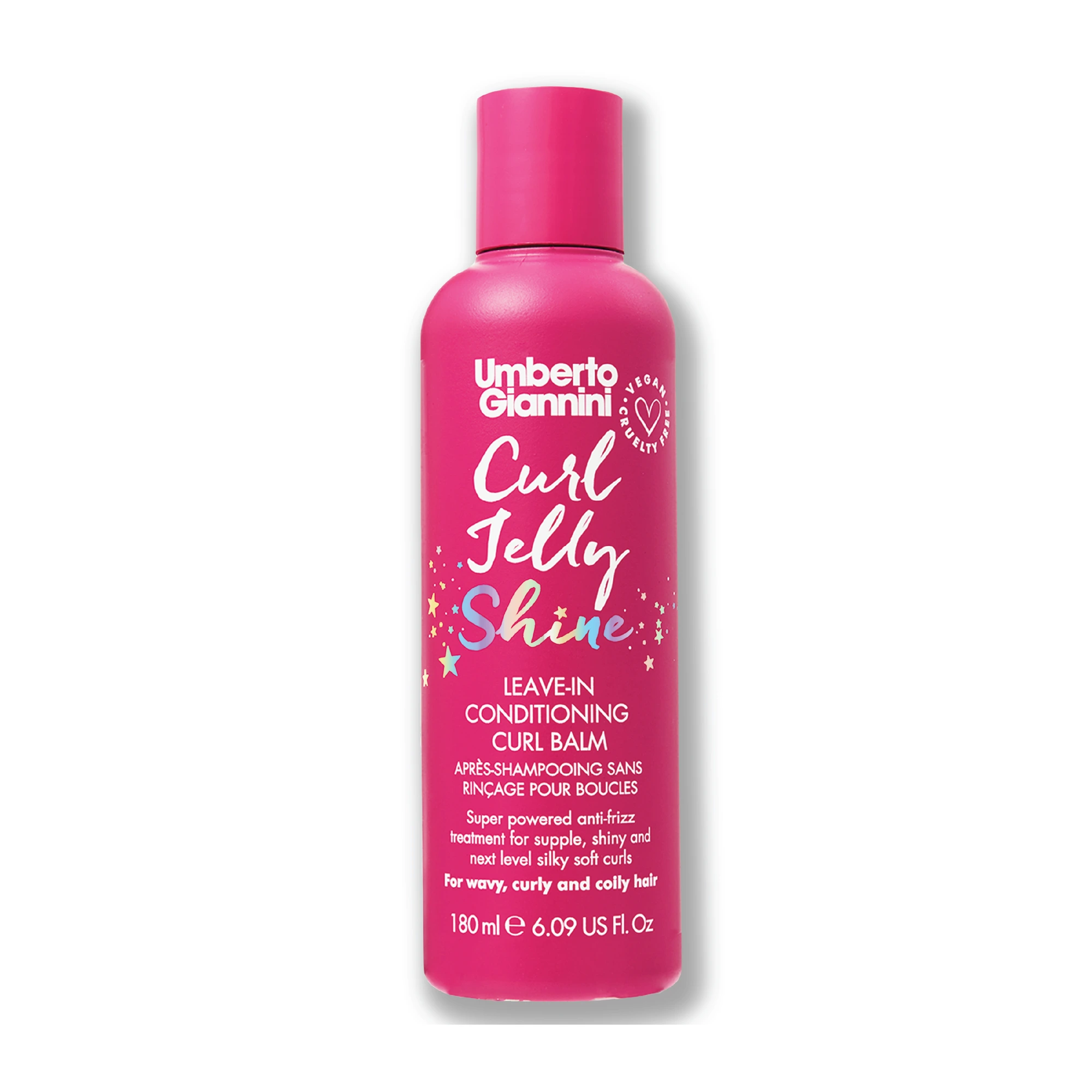 Umberto Giannini Curl Jelly Shine Leave-In Curl Balm, 180 ml