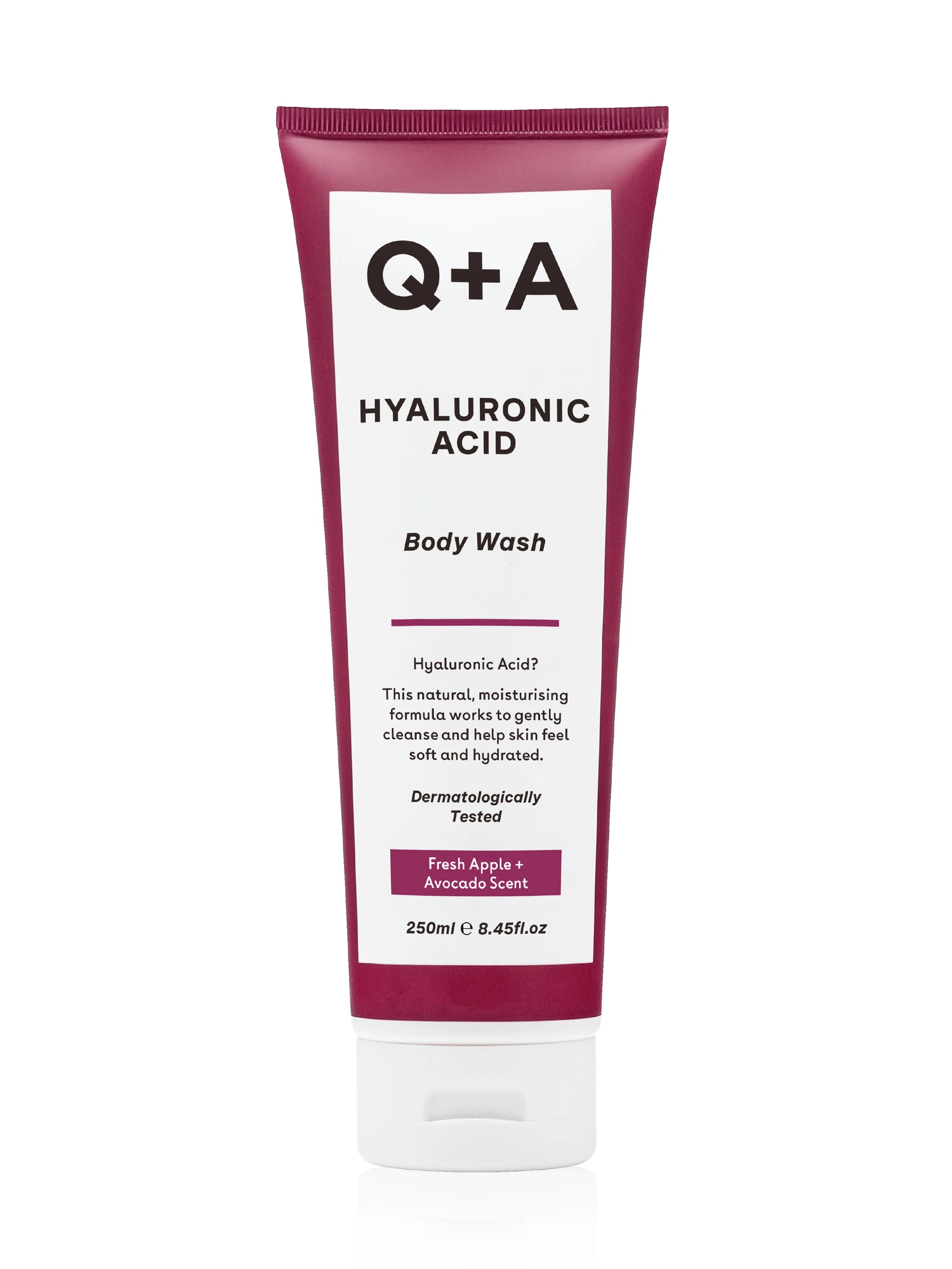 Q+A Hyaluronic Acid Body Wash, 250 ml