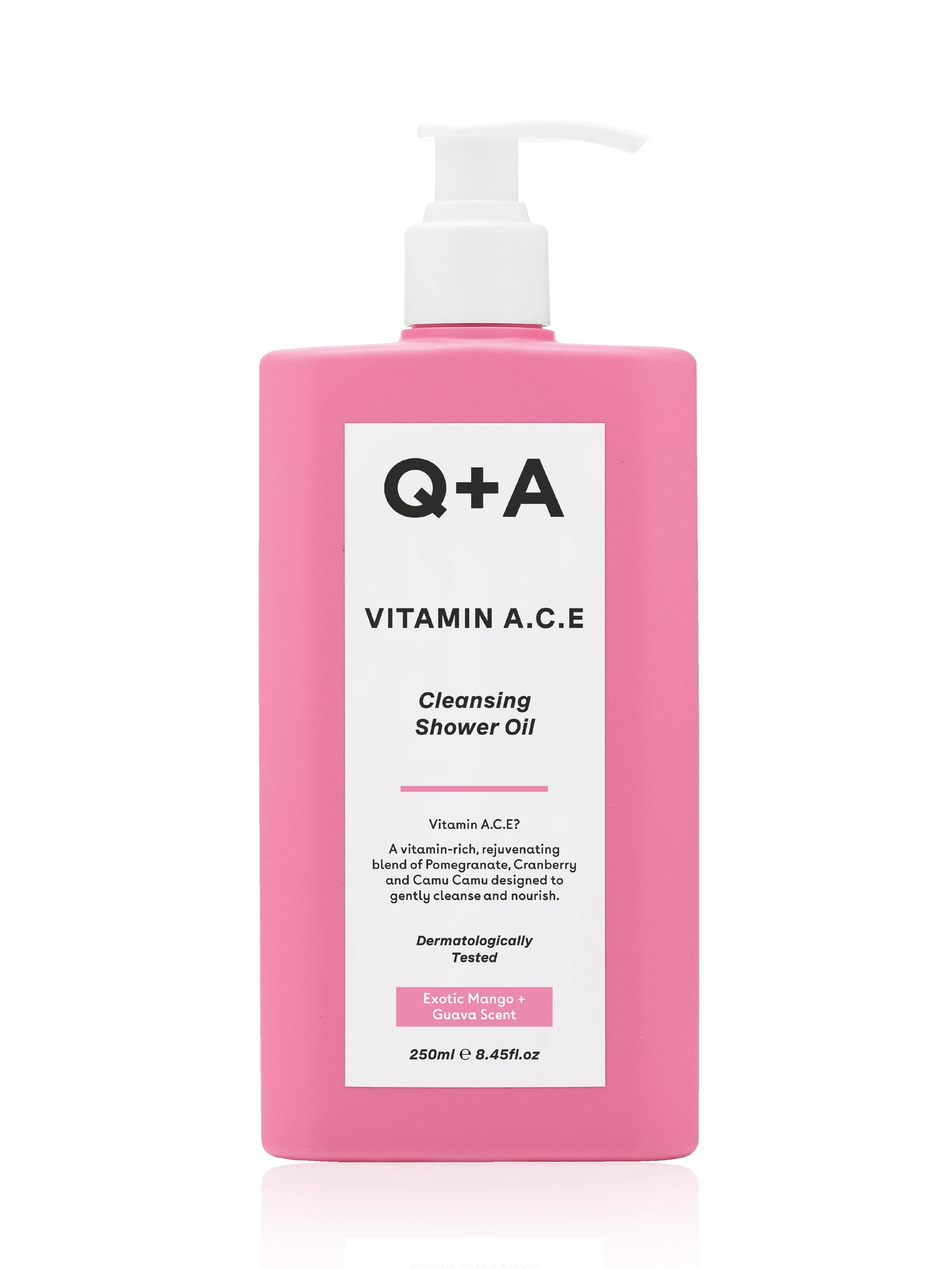 Q+A Vitamin A.C.E Shower Oil, 250 ml