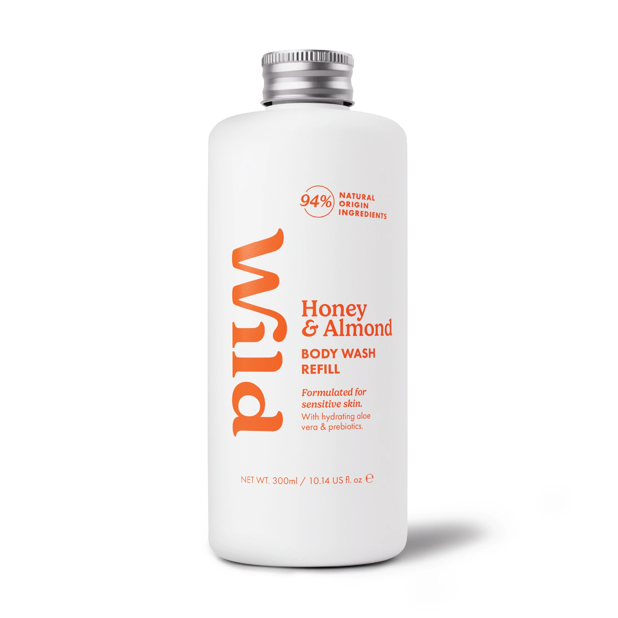 Wild Body Wash Refill Honey Almond, 300 ml