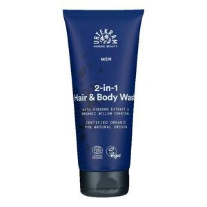 Urtekram Beauty Men 2-in-1 Hair & Body Wash - 200 ml.