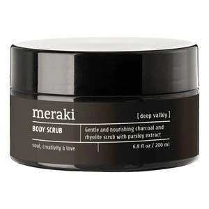 Meraki Charcoal Bodyscrub Deep Valley - 200 ml.