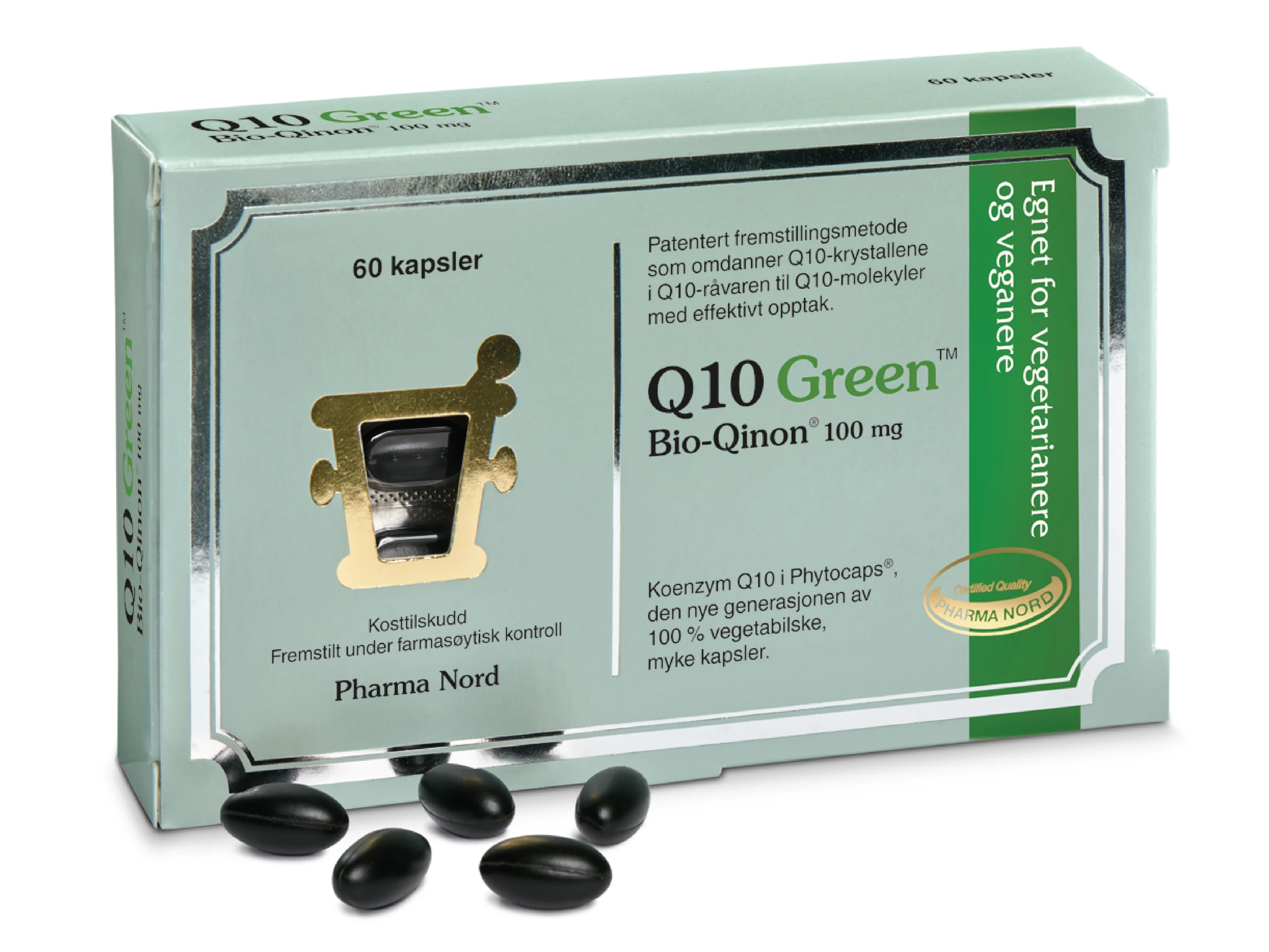 Pharma Nord Q10 Green Bio-Qinon 100 mg, 60 stk.