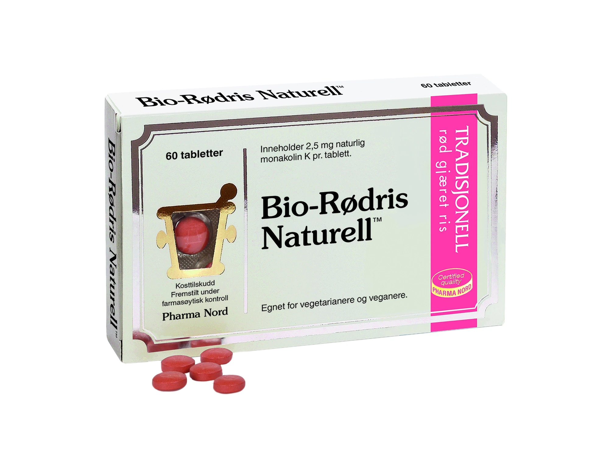 Pharma Nord Bio-Rødris Naturell, 60 stk.