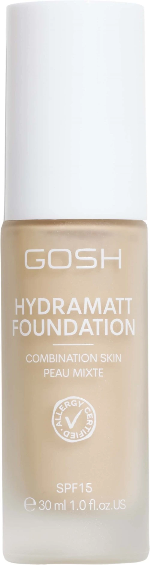 Gosh Hydramatt Foundation 30 ml 002Y Very Light - Yellow/Cold Undertone