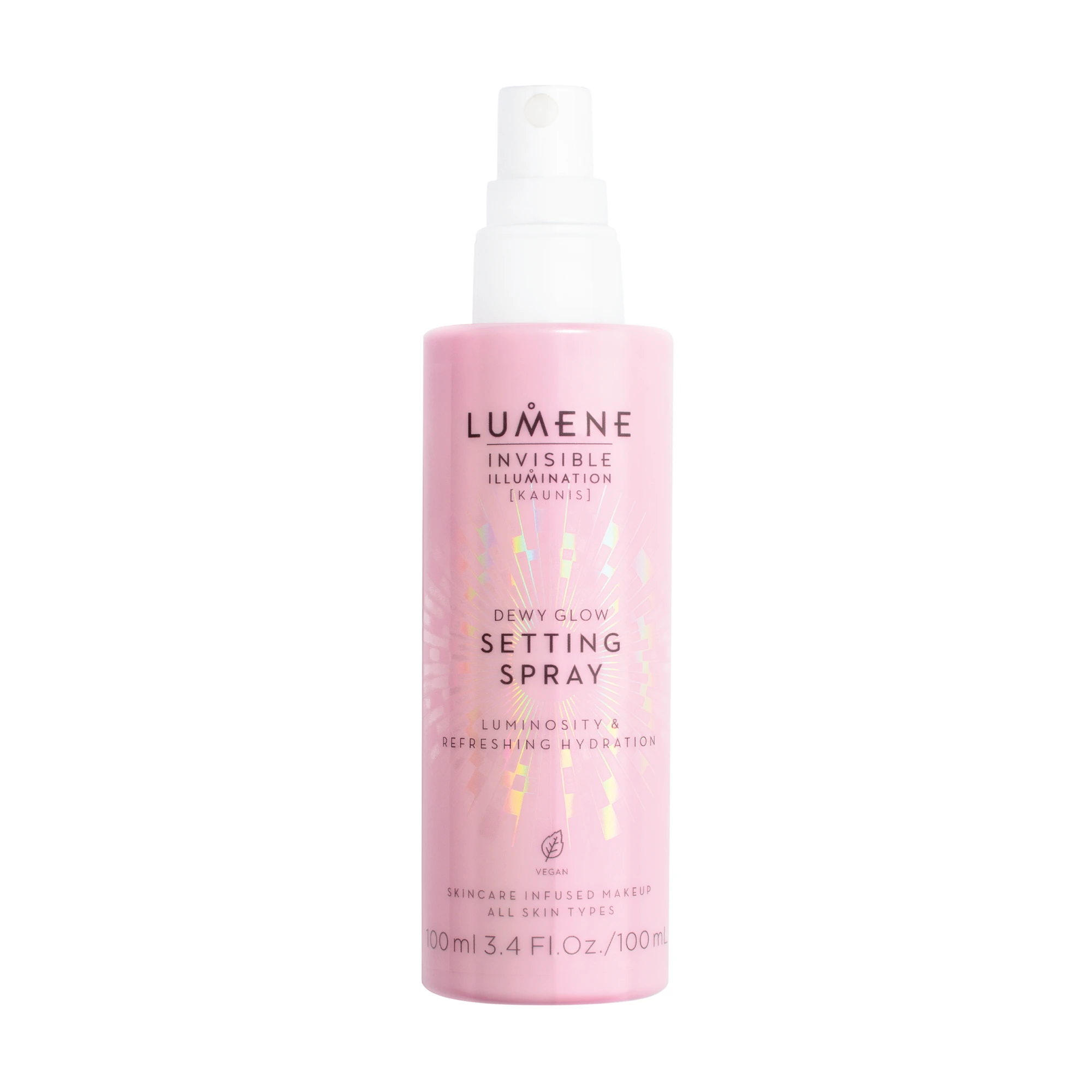 Lumene Invisible Illumination Dewy Glow Setting Spray, 100 ml