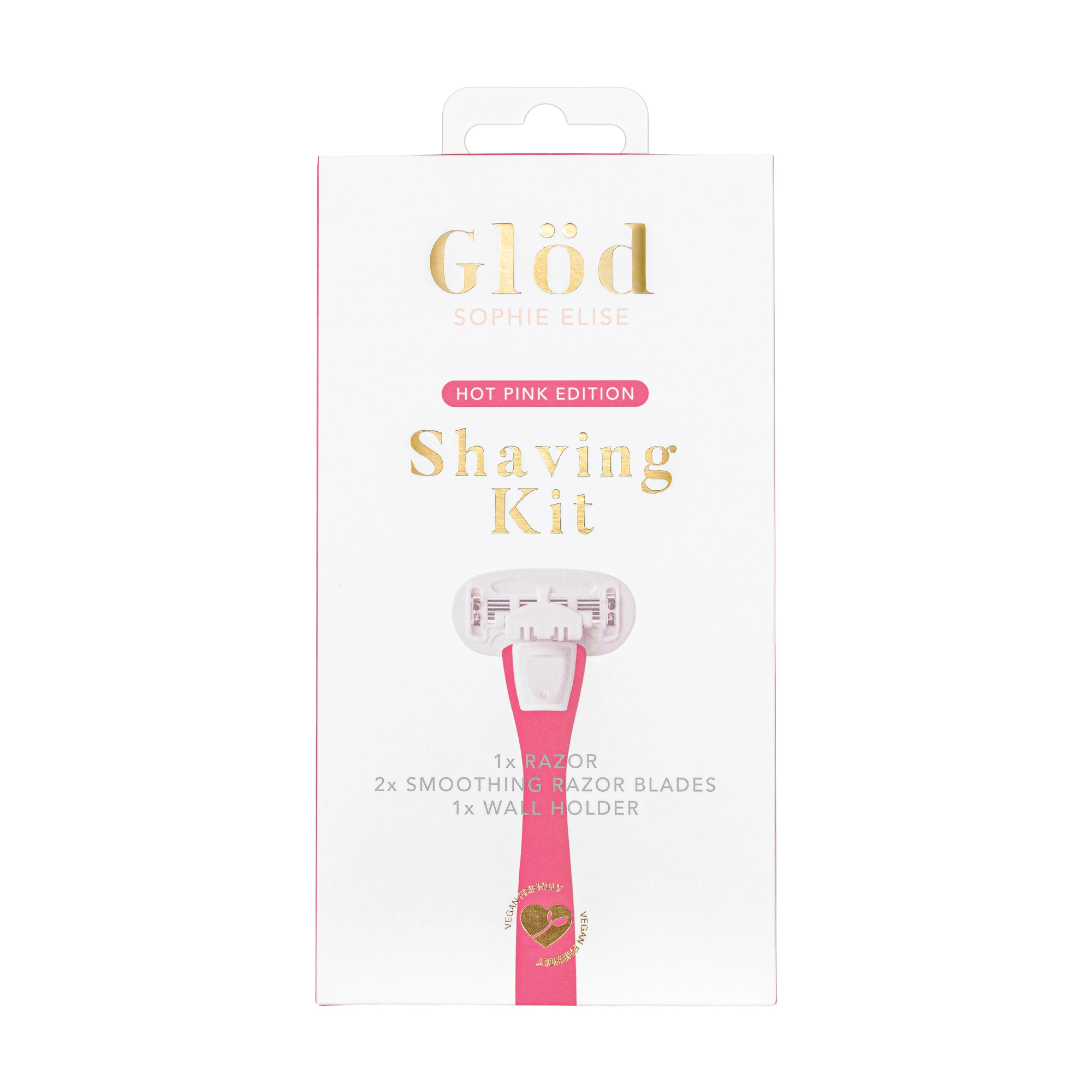 Glöd Sophie Elise Shaving Kit Hot Pink, 1 sett